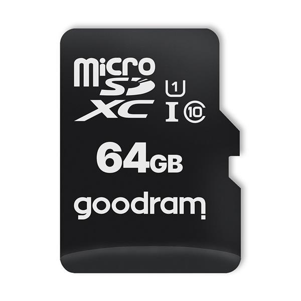 Goodram Microcard 64 GB karta pamięci micro SD XC UHS-I class 10, adapter SD (M1AA-0640R12)-2158918