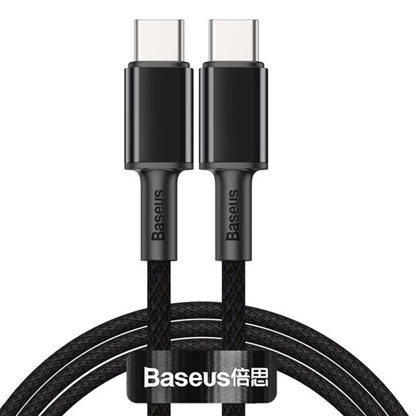 Baseus kabel High Density PD 100W USB-C - USB-C 1,0 m czarny-3018831