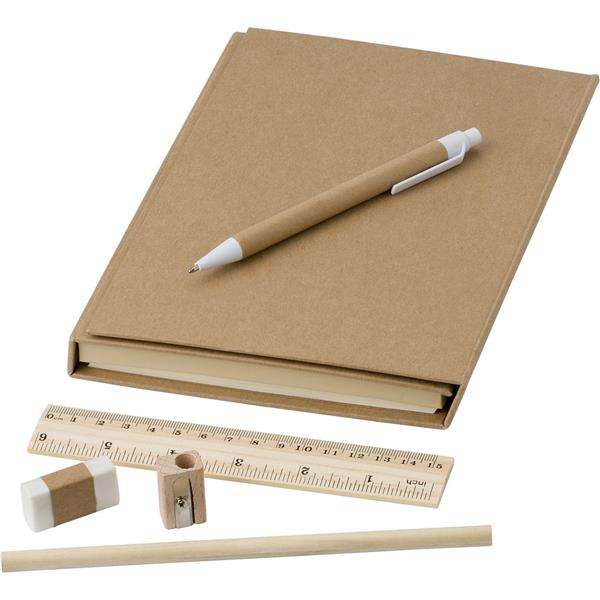 Teczka konferencyjna, notatnik, linijka, długopis, ołówki, temperówka, gumka do mazania, karteczki samoprzylepne-1953403
