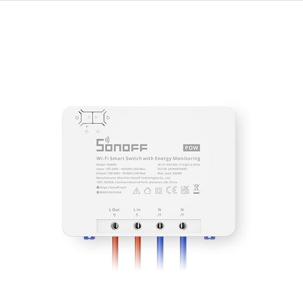 Sonoff POW R3 inteligentny przełącznik przekaźnik Wi-Fi licznik miernik zużycia mocy prądu (POWR3)-2394424