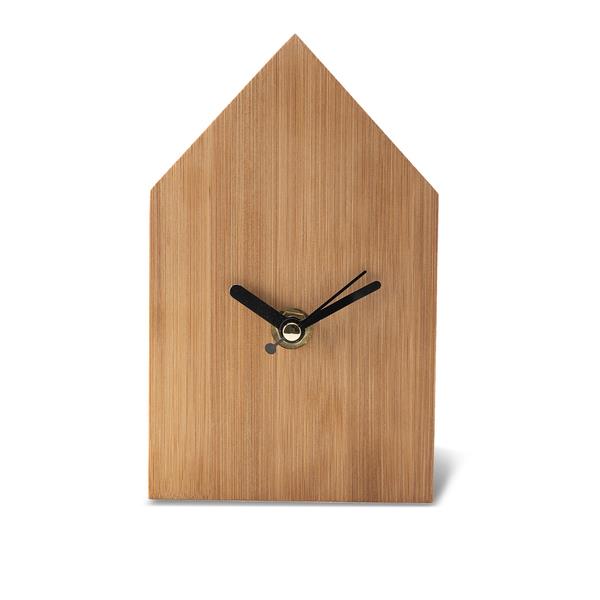 Zegar bambusowy La Casa, brązowy-2015908