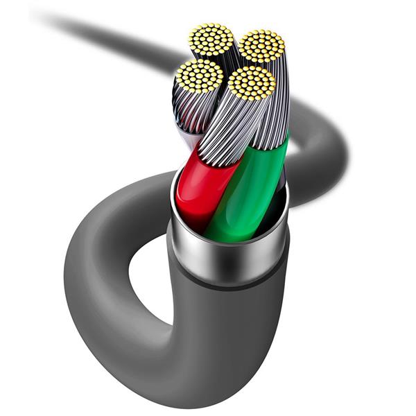 Baseus kabel Jelly Liquid USB - Lightning 1,2 m 2,4A czarny-3023723