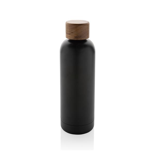 Butelka termiczna 500 ml Wood, stal nierdzewna z recyklingu-3087216
