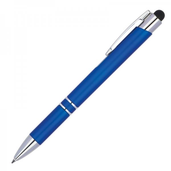 Długopis plastikowy touch pen z podświetlanym logo WORLD-2960819
