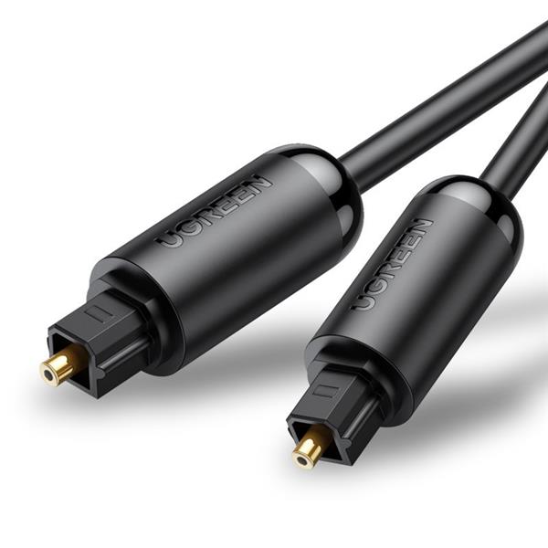 Ugreen optyczny kabel przewód audio 1,5 m cyfrowy światłowód Toslink SPDIF szary (70891)-2168081
