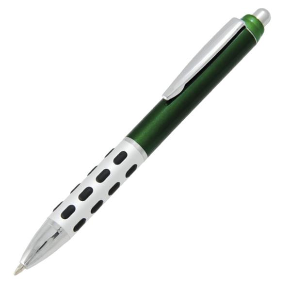 Długopis Partita, zielony/srebrny-2009986