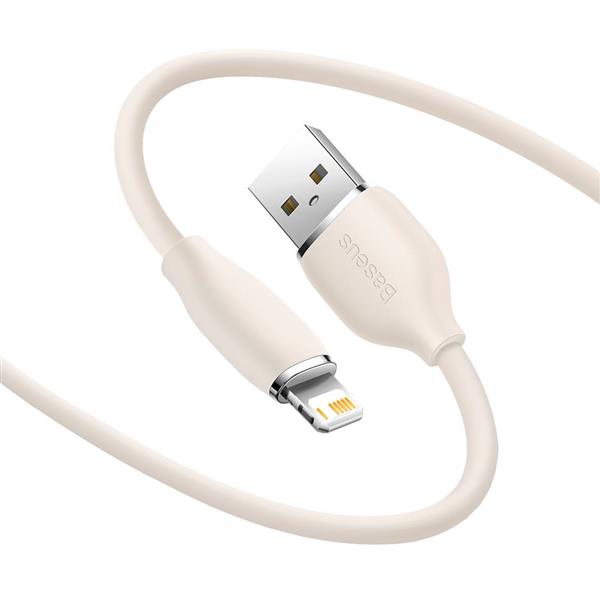 Baseus kabel Jelly Liquid USB - Lightning 1,2 m 2,4A różowy-3004879