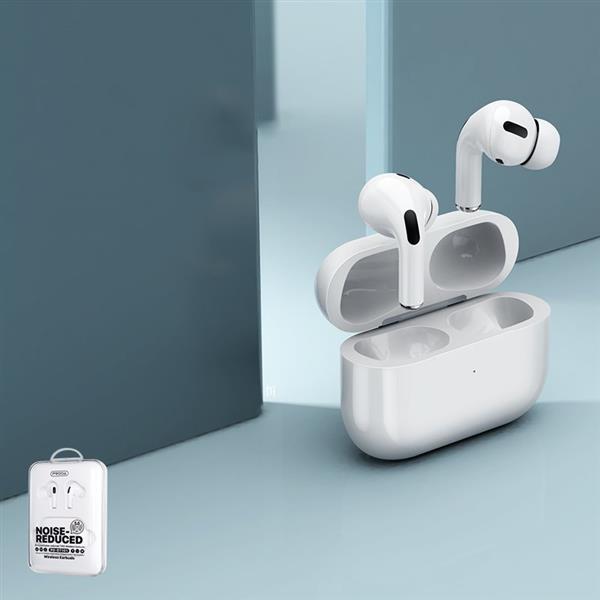 Remax Earbuds bezprzewodowe słuchawki Bluetooth TWS redukcja szumów ANC biały (PD-BT101 white)-2181639