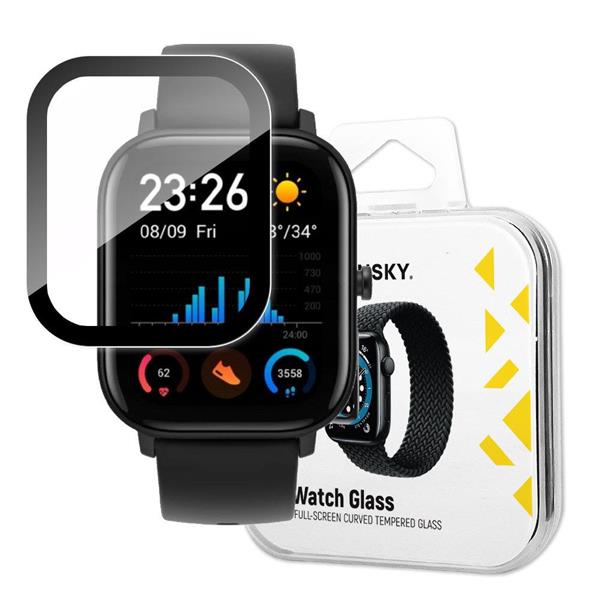 Wozinsky Watch Glass hybrydowe szkło do Xiaomi Amazfit GTS czarny-2395524