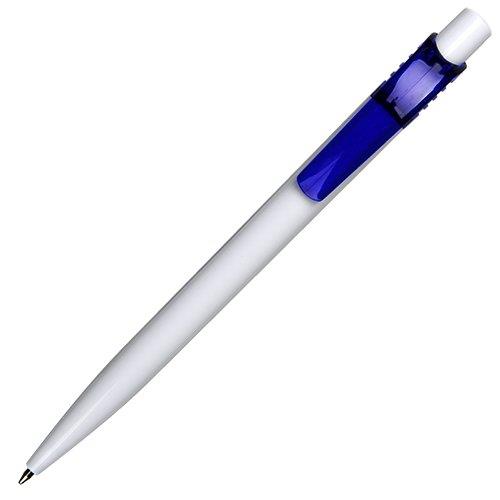 Długopis Easy, niebieski/biały-544547