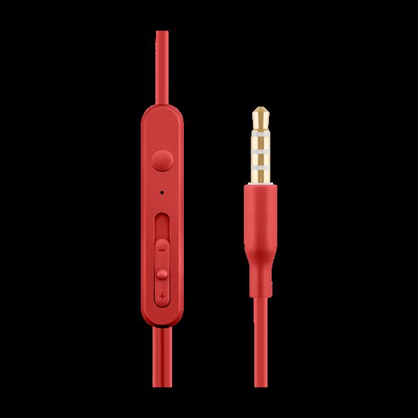 ACME EUROPE Słuchawki przewodowe douszne z mikrofonem HE21R czerwone-1572598
