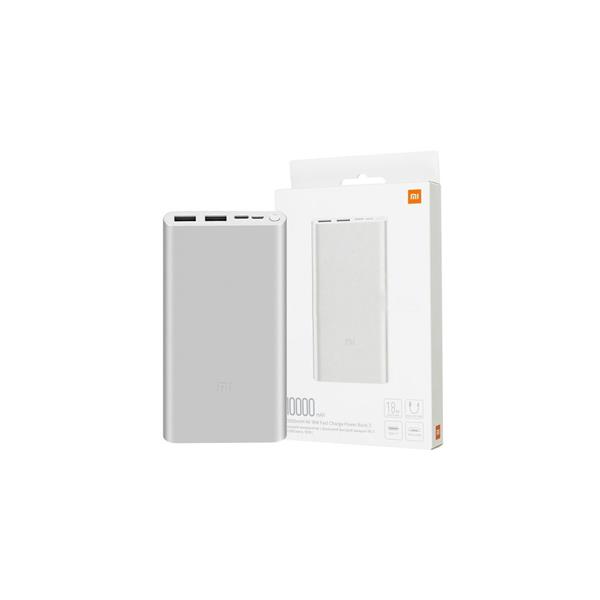 Xiaomi Mi power bank 10000 mAh srebrny 18W fast charge-2090615