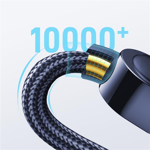 Joyroom kabel USB C – USB C 100W do szybkiego ładowania i transferu danych 1,2 m niebieski (S-CC100A4)-2966893