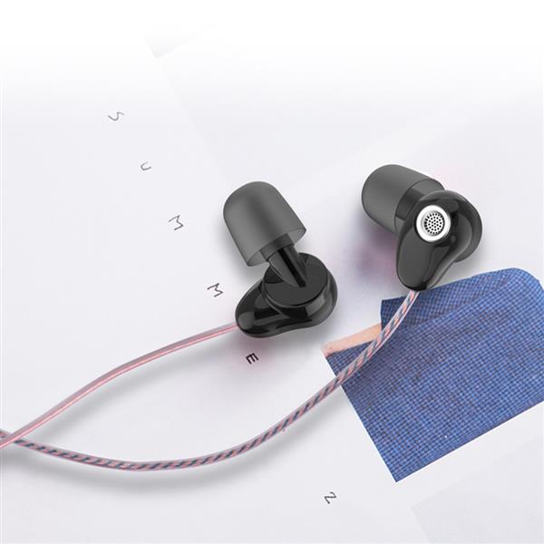 XO Słuchawki przewodowe EP9 jack 3,5mm czarne-1584350
