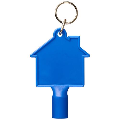 Klucz do skrzynki licznika w kształcie domku Maximilian z brelokiem-2317680