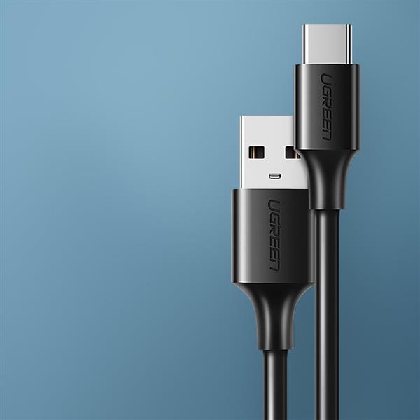 Ugreen kabel przewód USB - USB Typ C Quick Charge 3.0 3A 0,25m czarny (US287 60114)-2295940