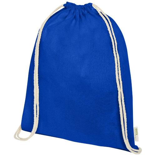 Plecak ściągany sznurkiem Orissa z bawełny organicznej z certyfikatem GOTS o gramaturze 140 g/m2-2338376