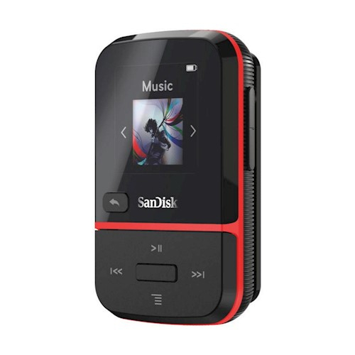 SanDisk odtwarzacz MP3 16 GB Clip Sport Go Czerwony-2100570