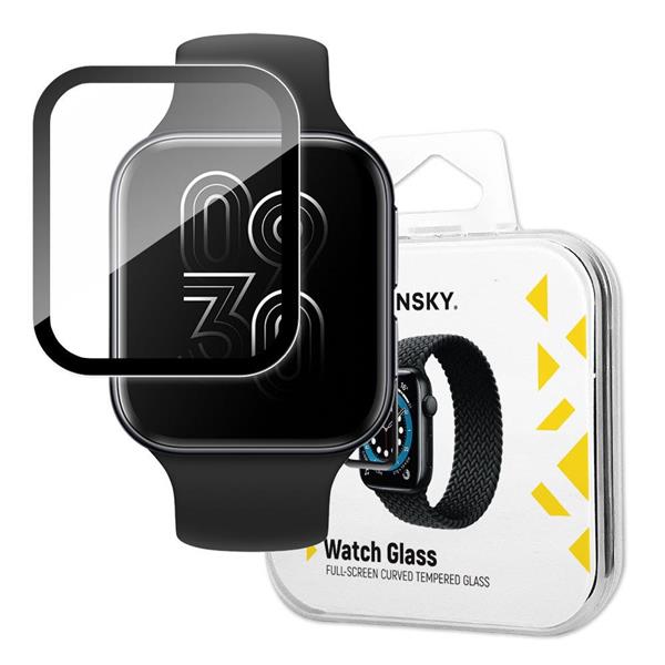 Wozinsky Watch Glass hybrydowe szkło do Oppo Watch 46 mm czarny-2395350