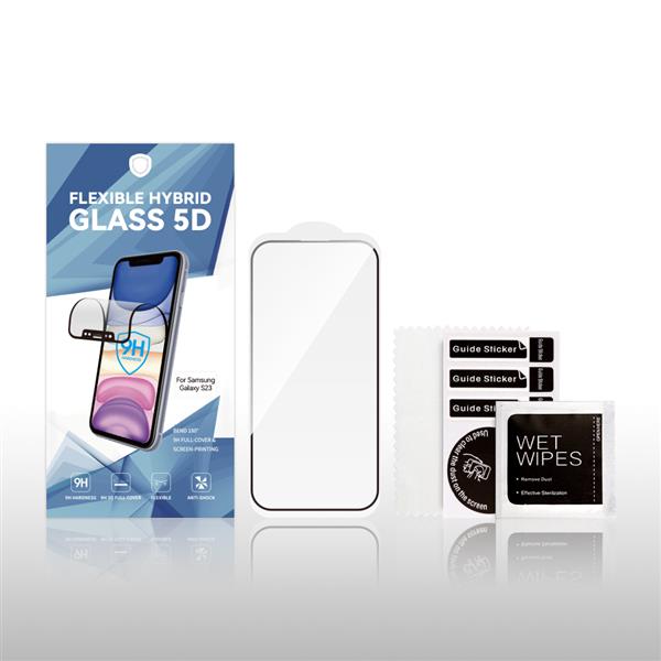 Szkło hybrydowe Flexible 5D z ramką do Samsung Galaxy A54 5G-3057686
