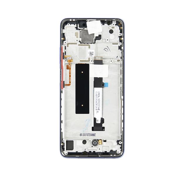 LCD + Panel Dotykowy Xiaomi Mi 10T / Mi 10T Lite 5600040J1700 szary z ramką oryginał-3036375