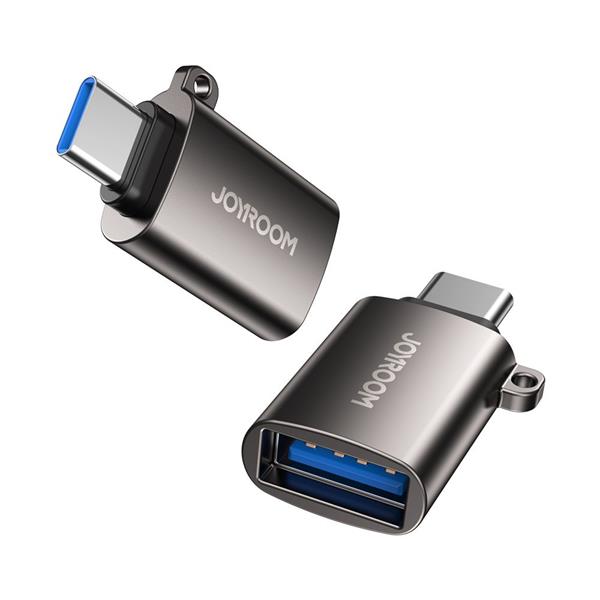 Joyroom adapter przejściówka USB 3.2 Gen 1 (męski) - USB Typ C (żeński) czarny (S-H151 Black)-2213862