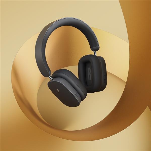 Baseus Bowie H1 słuchawki bezprzewodowe Bluetooth 5.2 ANC szary (NGTW230013)-2404059