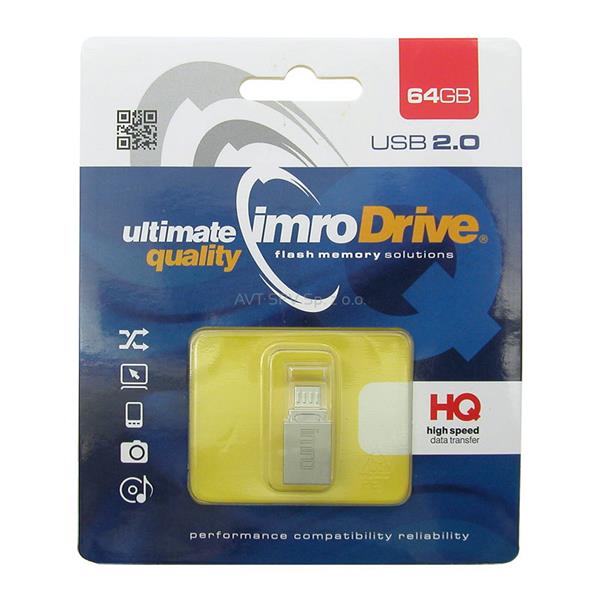 Imro pendrive 64GB USB 2.0, microUSB Duo OTG-2097820