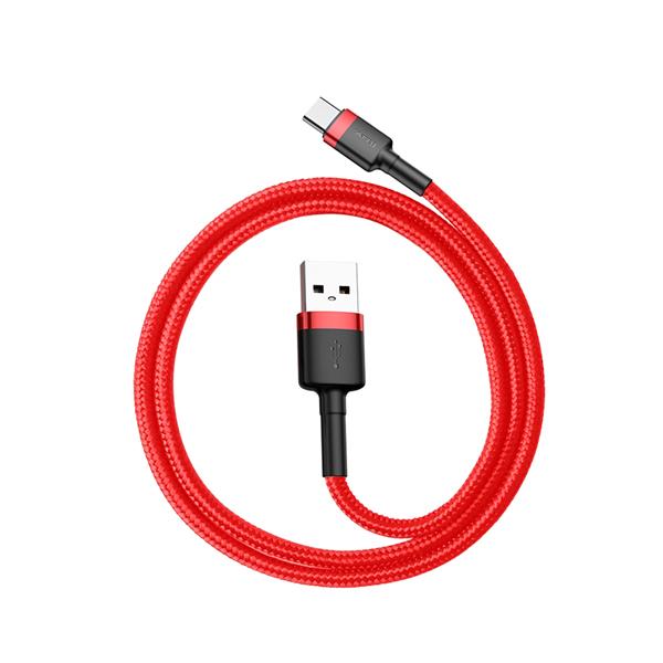 Baseus kabel Cafule USB - USB-C 0,5 m 3A czerwony-2078637