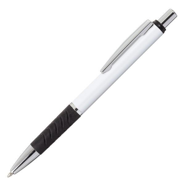 Długopis Andante, biały/czarny-2984933