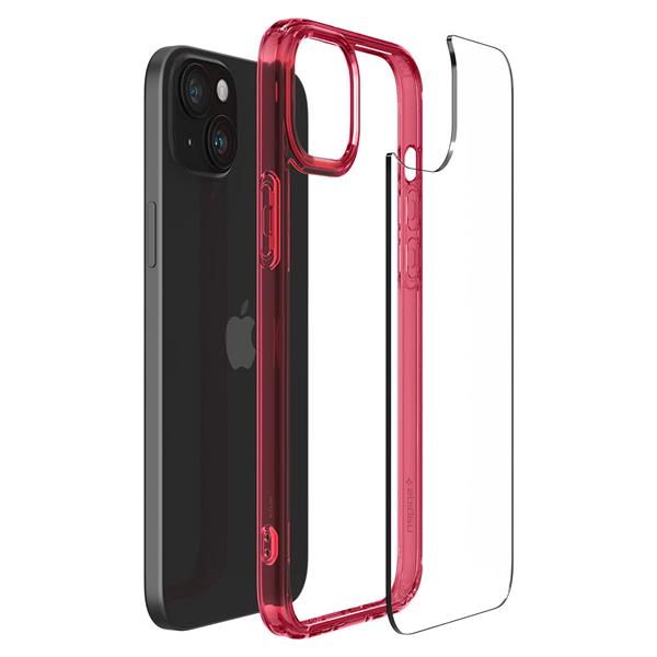 Spigen Ultra Hybrid, red crystal - iPhone 15 Plus-3139810