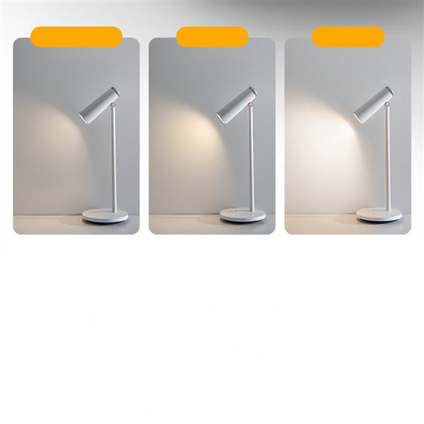 Baseus biurkowa lampka lampa LED bezprzewodowa akumulator 1800 mAh biały (DGIWK-A02)-2159432