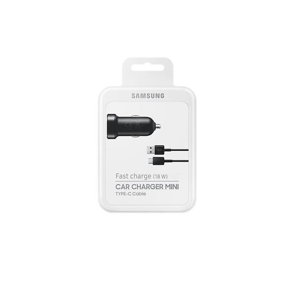 Samsung ładowarka samochodowa Fast Charge + kabel USB typ-C czarna-1223482