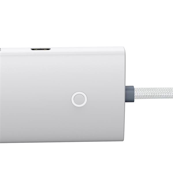Baseus adapter HUB Lite USB-C do 4x USB 3.0 2,0m biały-3006940