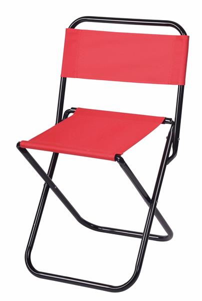 Składane krzesło kempingowe TAKEOUT, czerwony-2305512
