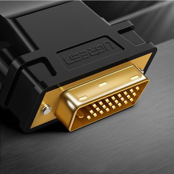 Ugreen przejściówka HDMI (żeński) - DVI 24+1 (męski) FHD 60 Hz czarny (20124)-2170140