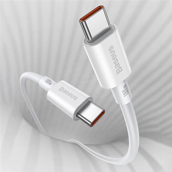 Baseus Superior kabel przewód USB Typ C - USB Typ C szybkie ładowanie Quick Charge / Power Delivery / FCP 100W 5A 20V 1m czarny (CATYS-B01)-2210510