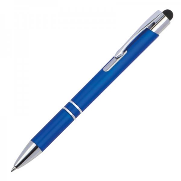 Długopis plastikowy touch pen z podświetlanym logo WORLD-2960817