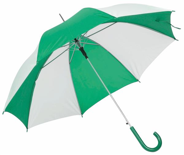 Automatyczny parasol DANCE, biały, zielony-2303066