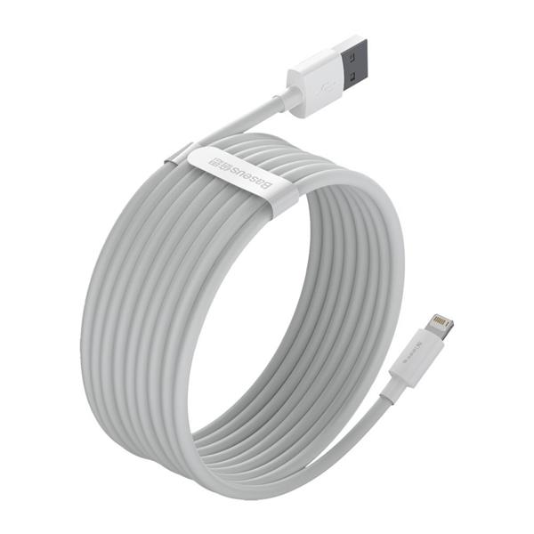 Baseus 2x kabel USB - Lightning szybkie ładowanie Power Delivery 1,5 m biały (TZCALZJ-02)-2168521