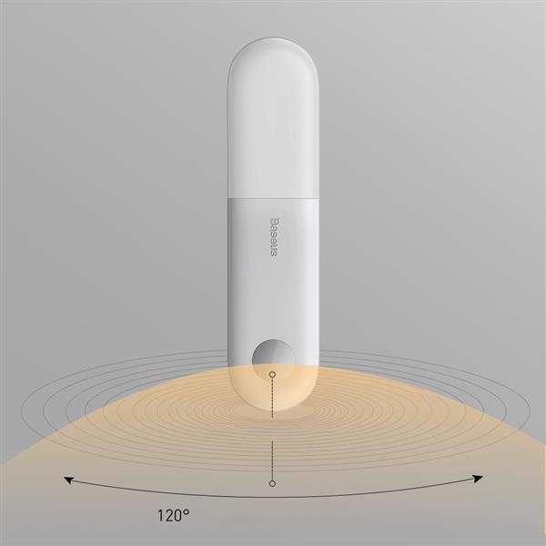 Baseus Sunshine magnetyczna lampka nocna latarka LED naturalne światło + kabel do ładowania biały (DGSUN-GA02)-2148663