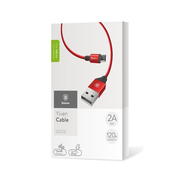 Baseus kabel Yiven USB - microUSB 1,5 m 2A czerwony-2062466