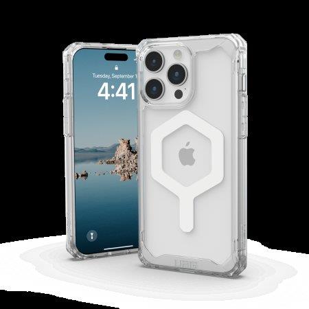 UAG Plyo Magsafe - obudowa ochronna do iPhone 15 Pro Max kompatybilna z MagSafe (ice-white)-3140934