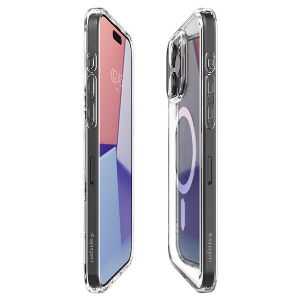 Spigen Crystal Hybrid MagSafe, white - iPhone 15 Pro Max-3138307