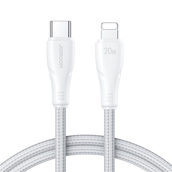 Joyroom kabel USB C - Lightning 20W Surpass Series do szybkiego ładowania i transferu danych 2 m biały (S-CL020A11)-2967600