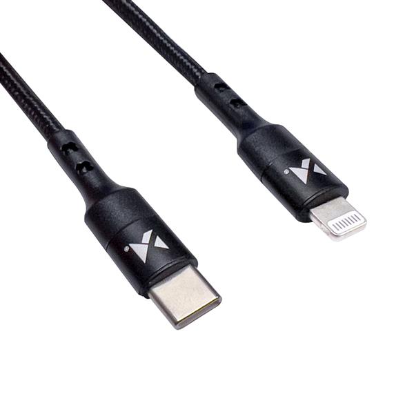 Wozinsky kabel przewód USB Typ C - Lightning Power Delivery 18W 1m czarny (WUC-PD-CL1B)-2209297
