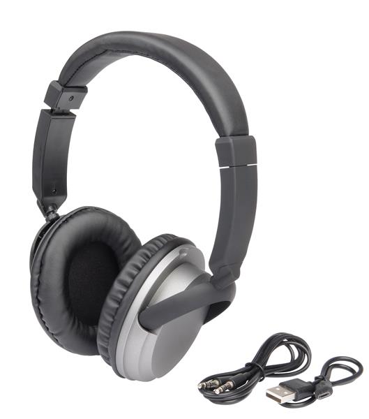 Słuchawki bezprzewodowe COMFY, czarny, srebrny-2307850