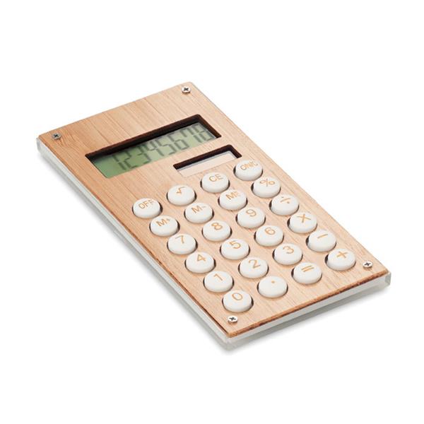 8-cyfrowy kalkulator bambusowy-2007330