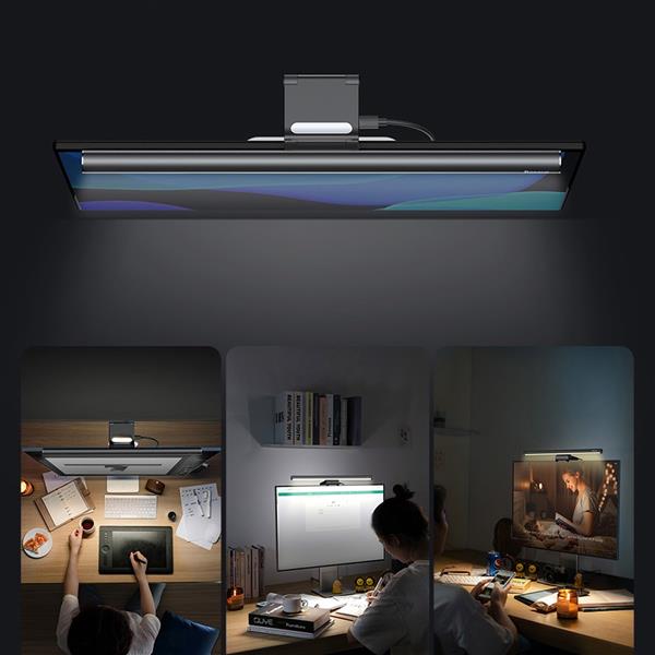 Baseus i-wok2 lampka LED na monitor do pulpitu oświetlenie ekranu czarny (DGIW000101)-2404012