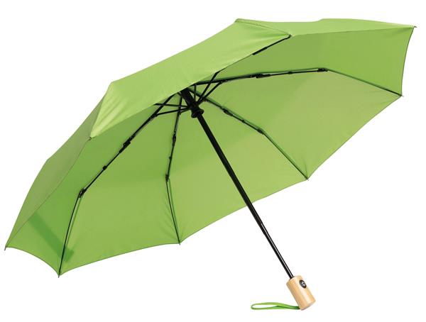 Automatyczny, wiatroodporny parasol kieszonkowy CALYPSO, jasnozielony-2942191